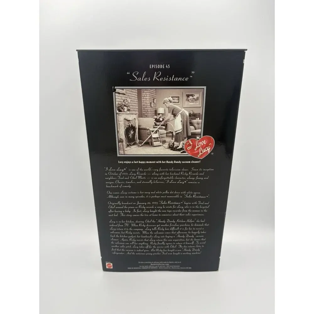 I Love Lucy Sales Resistance Episode 45 Collector Edition Barbie Mattel NEW BOX